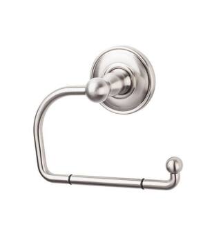 Top Knobs ED4BSND Edwardian Bath 4 3/4" Wall Mount Plain Backplate Tissue Paper Holder in Brushed Satin Nickel