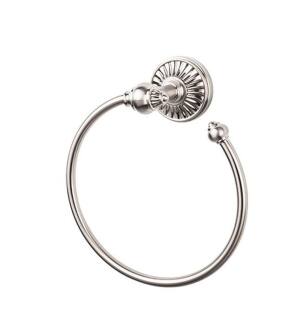 Top Knobs TUSC5BSN Tuscany Bath 8" Wall Mount Towel Ring in Brushed Satin Nickel