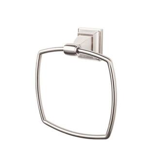 Top Knobs STK5BSN Stratton Bath 8 1/8" Wall Mount Towel Ring in Brushed Satin Nickel