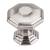 Top Knobs TK348BSN Chareau 1 1/2" Zinc Alloy Geometric Shaped Chalet Cabinet Knob in Brushed Satin Nickel