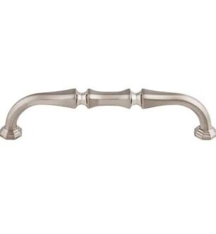 Top Knobs TK342BSN Chareau 5" Center to Center Zinc Alloy Chalet Cabinet Pull in Brushed Satin Nickel