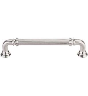 Top Knobs TK323BSN Chareau 5" Center to Center Zinc Alloy Reeded Cabinet Pull in Brushed Satin Nickel