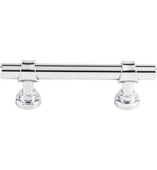 Top Knobs M1749 Dakota 3" Center to Center Zinc Alloy Bit Cabinet Pull in Polished Chrome