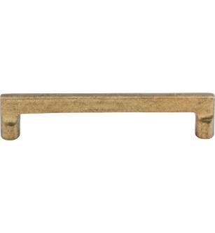 Top Knobs M1366 Aspen 6" Center to Center Cast Bronze Flat Sided Cabinet Pull in Light Bronze