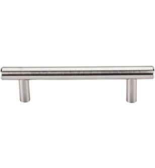 Top Knobs M429 Bar Pulls 3 3/4" Center to Center Steel Hopewell Bar Cabinet Pull in Brushed Satin Nickel