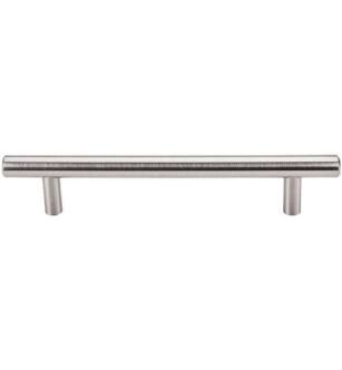 Top Knobs M430 Bar Pulls 5 1/8" Center to Center Steel Hopewell Bar Cabinet Pull in Brushed Satin Nickel