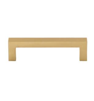 Top Knobs M2159 Nouveau III 3 3/4" Center to Center Zinc Alloy Square Bar Cabinet Pull in Honey Bronze