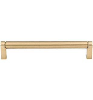 Top Knobs M2403 Bar Pulls 6 3/8" Center to Center Steel Pennington Handle Cabinet Pull in Honey Bronze