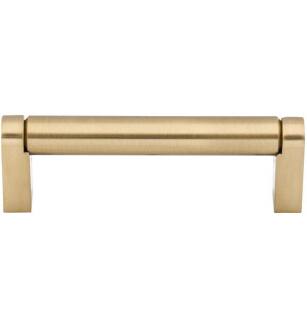 Top Knobs M2401 Bar Pulls 3 3/4" Center to Center Steel Pennington Handle Cabinet Pull in Honey Bronze