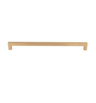 Top Knobs M2179 Nouveau III 12" Center to Center Zinc Alloy Square Bar Cabinet Pull in Honey Bronze