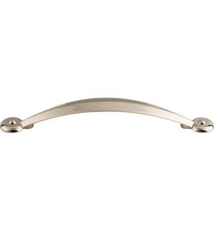 Top Knobs M1908 Dakota 5 1/8" Center to Center Zinc Alloy Angle Cabinet Pull in Polished Nickel