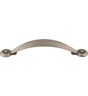 Top Knobs M1238 Dakota 3 3/4" Center to Center Zinc Alloy Angle Cabinet Pull in Pewter Antique