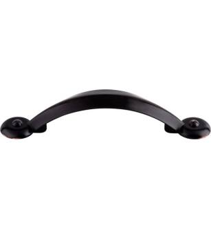 Top Knobs M1723 Dakota 3" Center to Center Zinc Alloy Angle Cabinet Pull in Tuscan Bronze