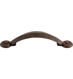Top Knobs M1729 Dakota 3" Center to Center Zinc Alloy Angle Cabinet Pull in Patina Rouge