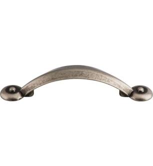 Top Knobs M1732 Dakota 3" Center to Center Zinc Alloy Angle Cabinet Pull in Pewter Antique