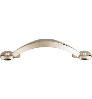Top Knobs M1726 Dakota 3" Center to Center Zinc Alloy Angle Cabinet Pull in Polished Nickel