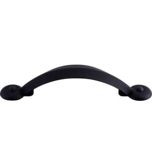 Top Knobs M1733 Dakota 3" Center to Center Zinc Alloy Angle Cabinet Pull in Flat Black