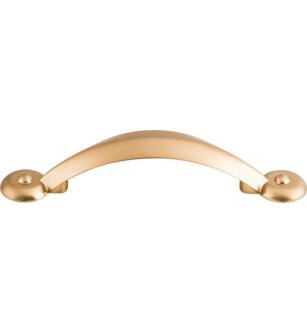 Top Knobs M1728 Dakota 3" Center to Center Zinc Alloy Angle Cabinet Pull in Brushed Bronze