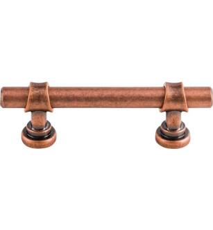 Top Knobs M1746 Dakota 3" Center to Center Zinc Alloy Bit Cabinet Pull in Antique Copper