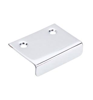 Top Knobs TK102PC Additions 1 1/4" Center to Center Steel Tab Pull in Polished Chrome