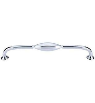 Top Knobs TK233PC Chareau 8 7/8" Center to Center Zinc Alloy D-Shaped Cabinet Pull in Polished Chrome