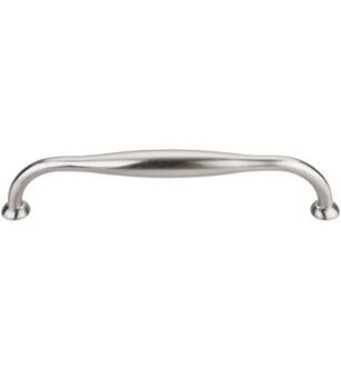 Top Knobs TK383BSN Chareau 7 1/2" Center to Center Zinc Alloy Shrewsbury D-Shaped Cabinet Pull in Brushed Satin Nickel