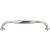 Top Knobs TK382BSN Chareau 6 3/8" Center to Center Zinc Alloy Shrewsbury D-Shaped Cabinet Pull in Brushed Satin Nickel