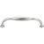Top Knobs TK384BSN Chareau 5 1/8" Center to Center Zinc Alloy Shrewsbury D-Shaped Cabinet Pull in Brushed Satin Nickel