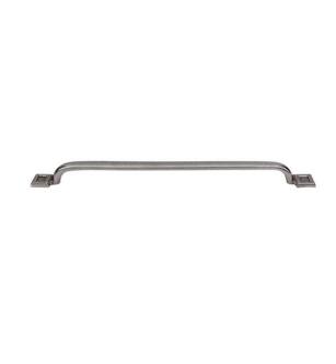 Top Knobs M1825 Britannia 12" Center to Center Cast Iron Square Inset Cabinet Pull in Cast Iron
