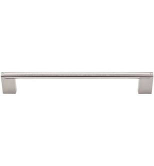Top Knobs M1044 Bar Pulls 8 7/8" Center to Center Steel Princetonian Bar Cabinet Pull in Brushed Satin Nickel