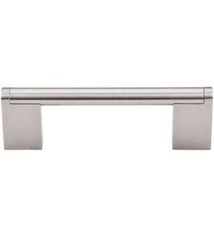 Top Knobs M1041 Bar Pulls 3 3/4" Center to Center Steel Princetonian Bar Cabinet Pull in Brushed Satin Nickel