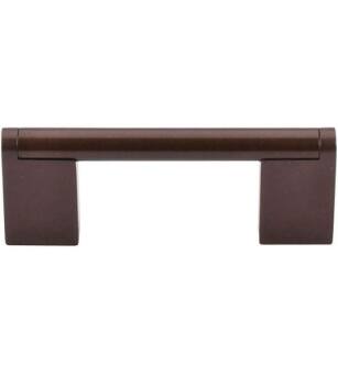 Top Knobs M1068 Bar Pulls 3" Center to Center Steel Princetonian Bar Cabinet Pull in Oil Rubbed Bronze