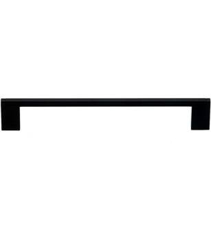 Top Knobs M1060 Bar Pulls 15" Center to Center Steel Princetonian Bar Cabinet Pull in Flat Black