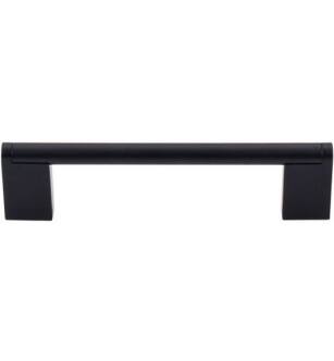 Top Knobs M1056 Bar Pulls 5 1/8" Center to Center Steel Princetonian Bar Cabinet Pull in Flat Black