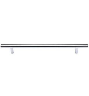 Top Knobs M1850 Bar Pulls 8 7/8" Center to Center Steel Hopewell Bar Cabinet Pull in Polished Chrome