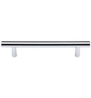 Top Knobs M1848 Bar Pulls 5 1/8" Center to Center Steel Hopewell Bar Cabinet Pull in Polished Chrome