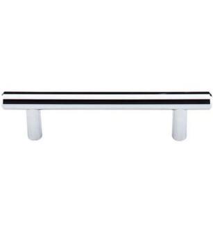 Top Knobs M1847 Bar Pulls 3 3/4" Center to Center Steel Hopewell Bar Cabinet Pull in Polished Chrome