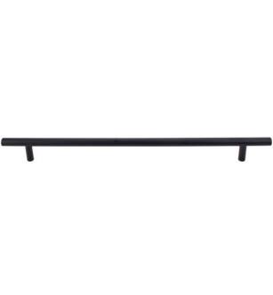 Top Knobs M992 Bar Pulls 11 3/8" Center to Center Steel Hopewell Bar Cabinet Pull in Flat Black