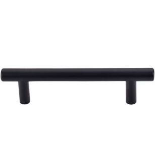 Top Knobs M988 Bar Pulls 3 3/4" Center to Center Steel Hopewell Bar Cabinet Pull in Flat Black