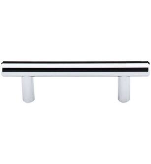 Top Knobs M1689 Bar Pulls 3" Center to Center Steel Hopewell Cabinet Pull in Polished Chrome