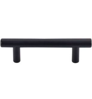 Top Knobs M987 Bar Pulls 3" Center to Center Steel Hopewell Bar Cabinet Pull in Flat Black
