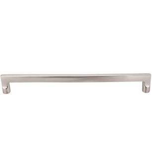 Top Knobs M1981 Aspen II 12" Center to Center Cast Bronze Flat Sided Cabinet Pull in Brushed Satin Nickel