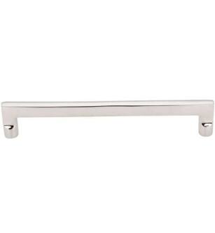 Top Knobs M1980 Aspen II 9" Center to Center Cast Bronze Flat Sided Cabinet Pull in Polished Nickel
