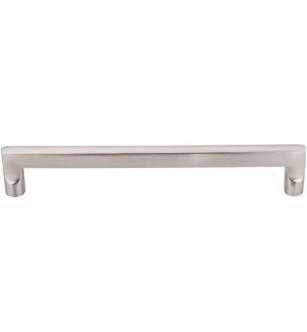 Top Knobs M1978 Aspen II 9" Center to Center Cast Bronze Flat Sided Cabinet Pull in Brushed Satin Nickel