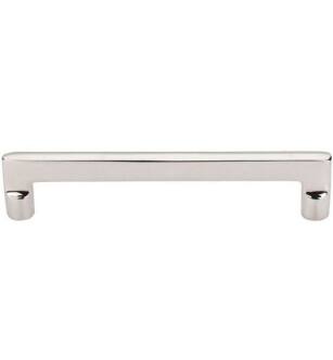 Top Knobs M1977 Aspen II 6" Center to Center Cast Bronze Flat Sided Cabinet Pull in Polished Nickel