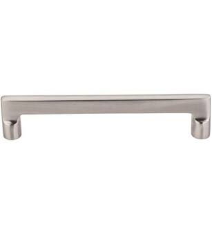 Top Knobs M1975 Aspen II 6" Center to Center Cast Bronze Flat Sided Cabinet Pull in Brushed Satin Nickel