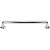 Top Knobs M2000 Aspen II 18" Center to Center Cast Bronze Rounded Cabinet Pull in Polished Chrome