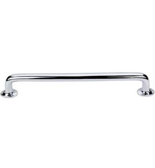 Top Knobs M1997 Aspen II 12" Center to Center Cast Bronze Rounded Cabinet Pull in Polished Chrome