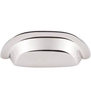 Top Knobs M2004 Aspen II 3" Center to Center Cast Bronze Cup Cabinet Pull in Polished Nickel