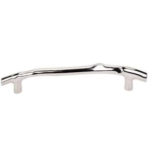 Top Knobs M1971 Aspen II 12" Center to Center Cast Bronze Twig Cabinet Pull in Polished Nickel